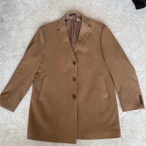 Calvin Klein Camel Overcoat